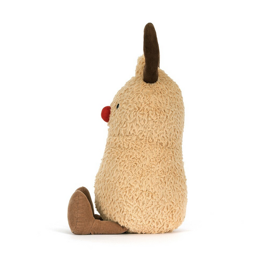 Amuseables Peanut Reindeer Plush Toy