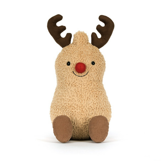 Amuseables Peanut Reindeer Plush Toy