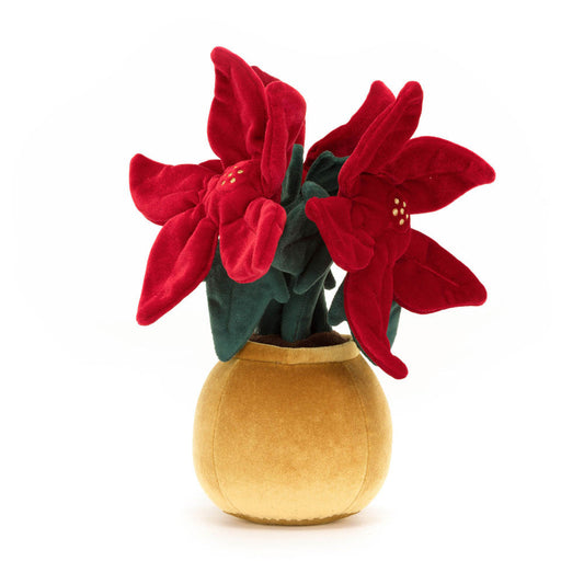 Amuseables Poinsettia - Soft Festive Toy | Wobblepaws