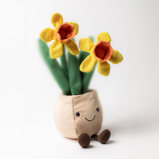 Amuseables Daffodil Pot - Soft Novelty Toy | Wobblepaws