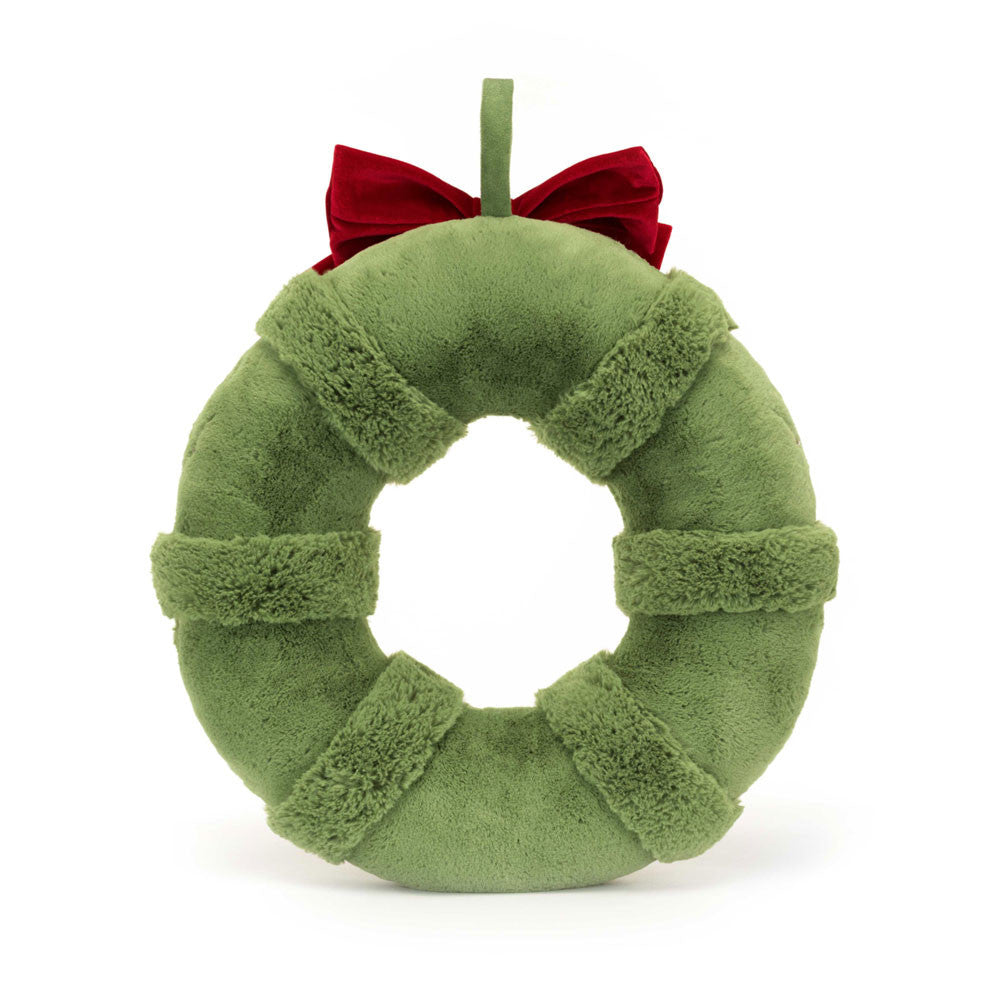 Amuseables Decorated Christmas Wreath - Soft Festive Toy | Wobblepaws