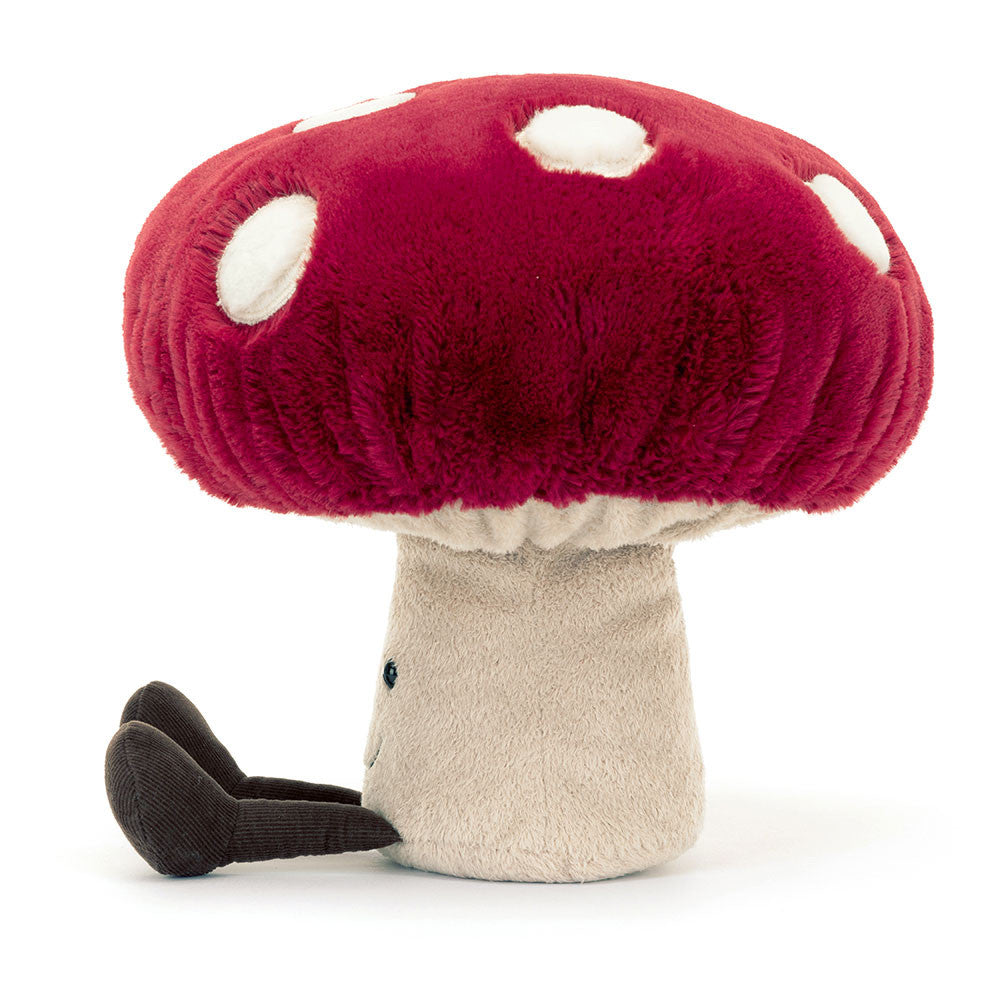 Amuseables Mushroom - Soft Novelty Toy | Wobblepaws