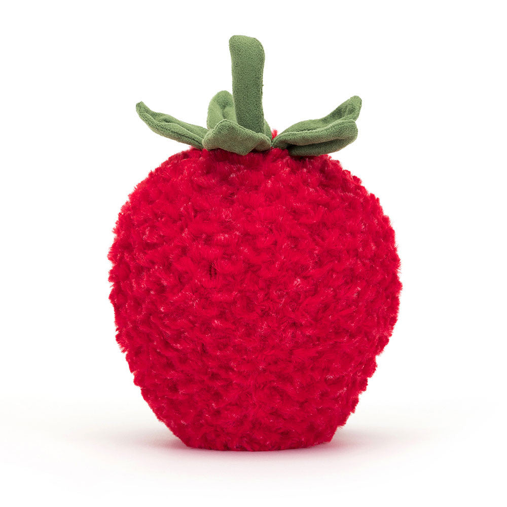Amuseables Strawberry - Soft Novelty Fruit Toy | Wobblepaws