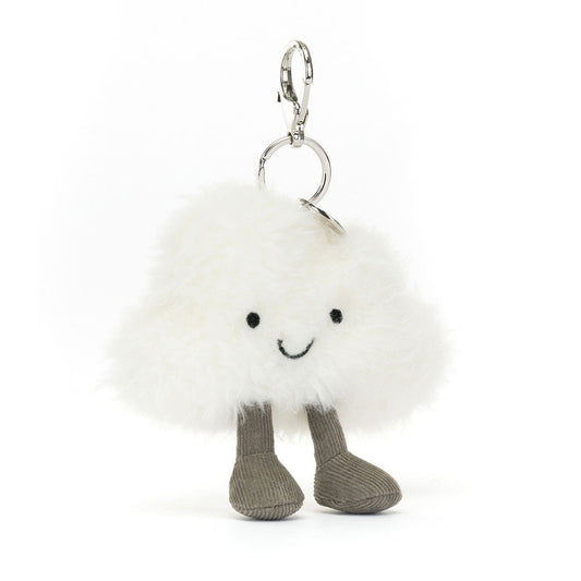 Amuseables Cloud Bag Charm - Soft Plush Keychain | Wobblepaws