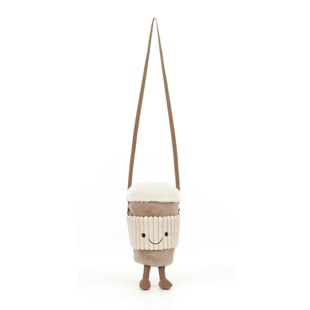 Amuseables Coffee-To-Go Bag – Plush Crossbody Bag