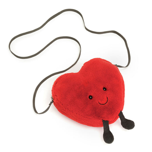 Amuseables Heart Bag – Plush Crossbody Bag