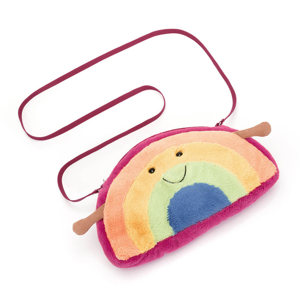 Amuseables Rainbow Bag - Soft Plush Novelty Bag | Wobblepaws