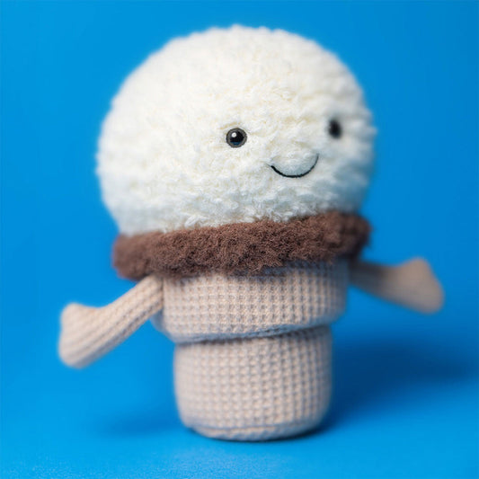 Amuseables Ice Cream Cone - Soft Novelty Toy | Wobblepaws