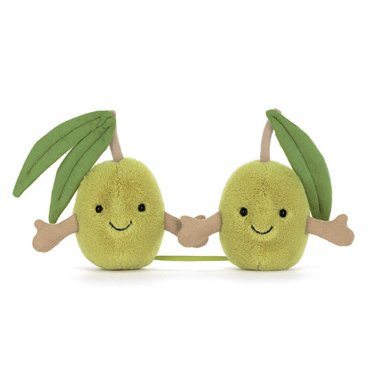 Amuseables Pair Of Olives - Soft Novelty Toy | Wobblepaws