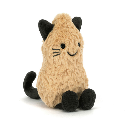 Amuseables Peanut Cat Outfit - Soft Novelty Toy | Wobblepaws