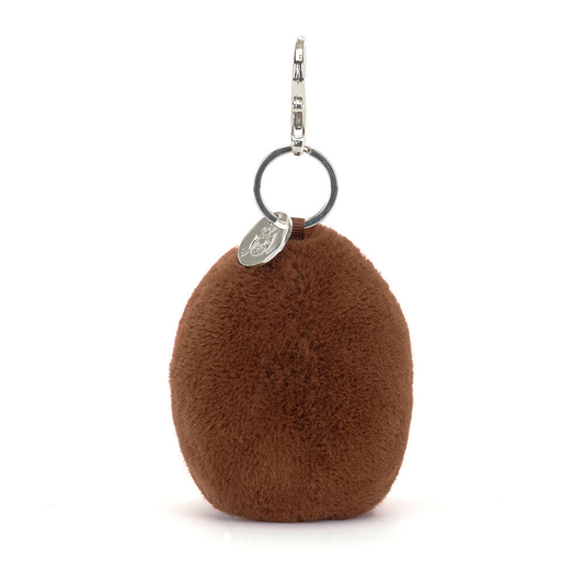 Amuseables Coffee Bean Bag Charm - Soft Plush Keychain | Wobblepaws