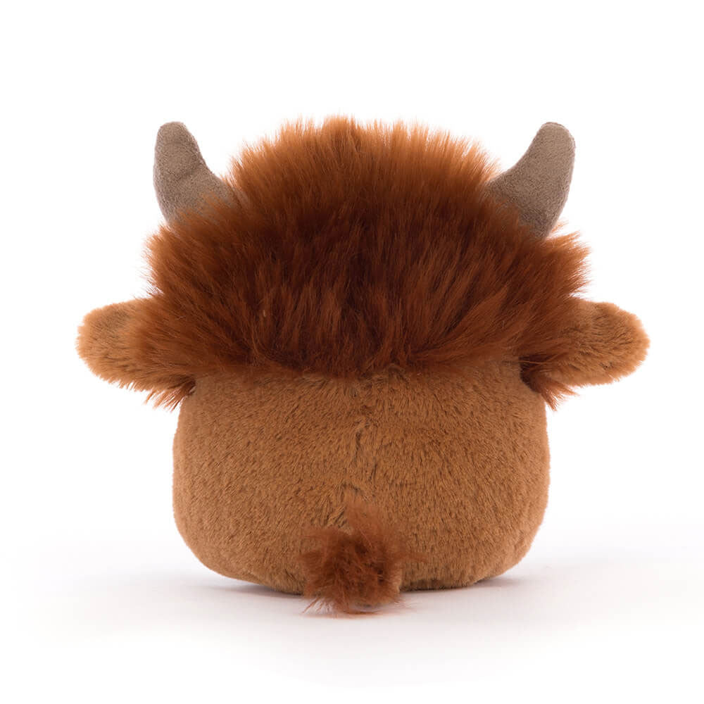 Amuseabean Highland Cow Plush - Soft Compact Stuffed Toy
