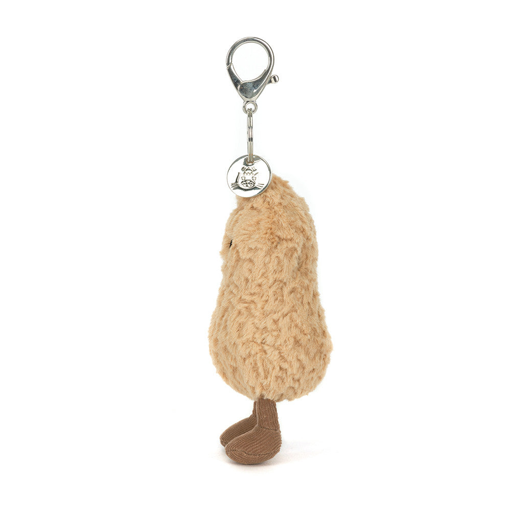 Amuseables Peanut Bag Charm - Soft Plush Keychain | Wobblepaws