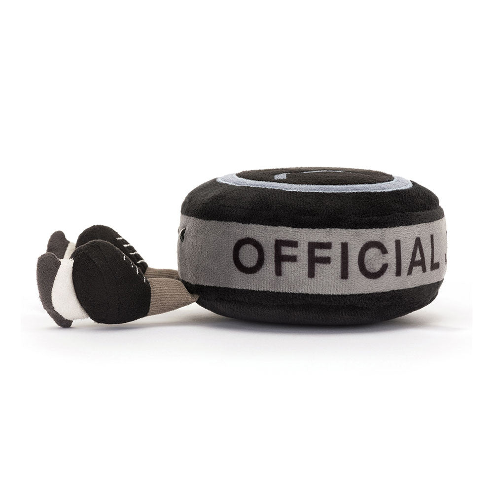 Amuseables Sports Ice Hockey Puck - Soft Novelty Toy | Wobblepaws
