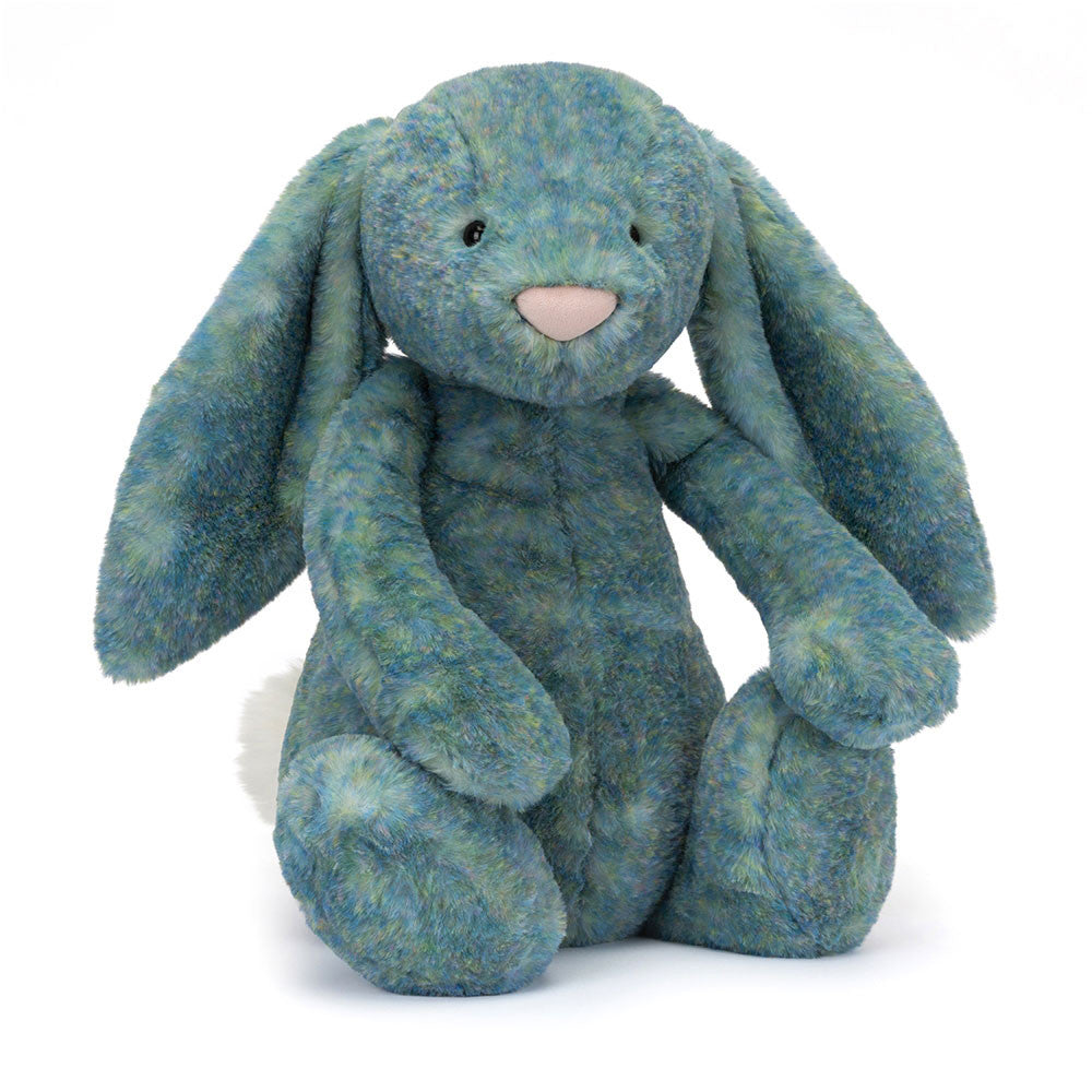 Bashful Luxe Bunny Azure - Soft Stuffed Rabbit | Wobblepaws