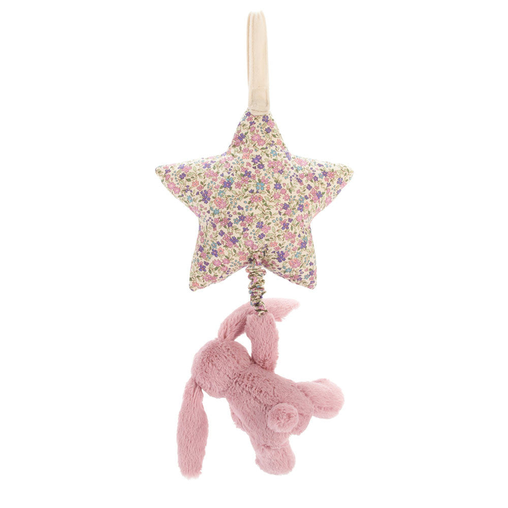 Blossom Tulip Bunny Star Musical Pull - Soft Novelty Toy | Wobblepaws