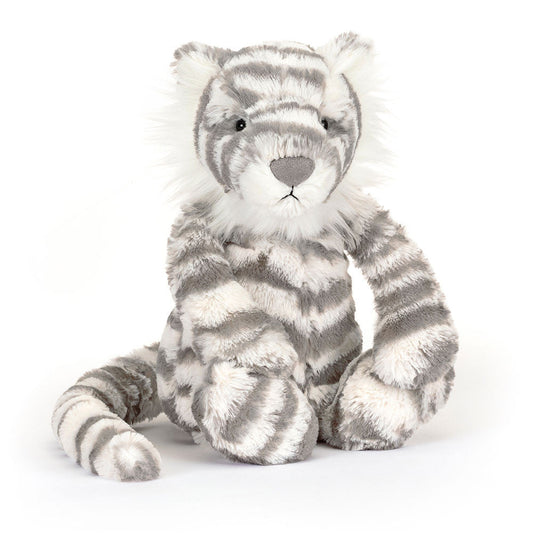 Bashful Snow Tiger - Soft Stuffed Animal | Wobblepaws