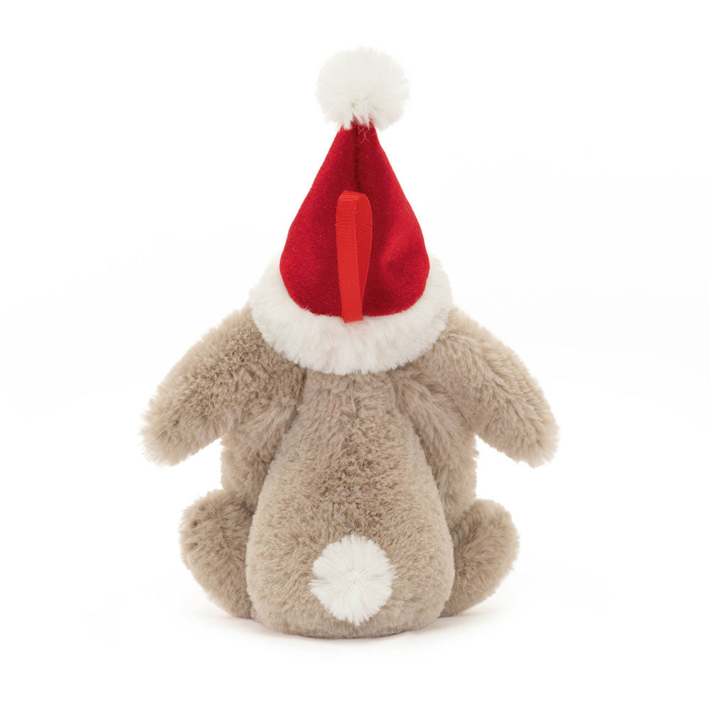 Bashful Christmas Bunny Decoration - Soft Festive Toy | Wobblepaws