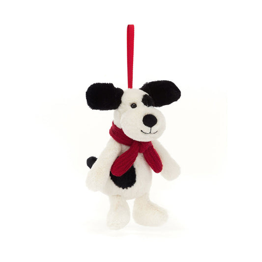 Bashful Puppy Decoration - Soft Festive Toy | Wobblepaws