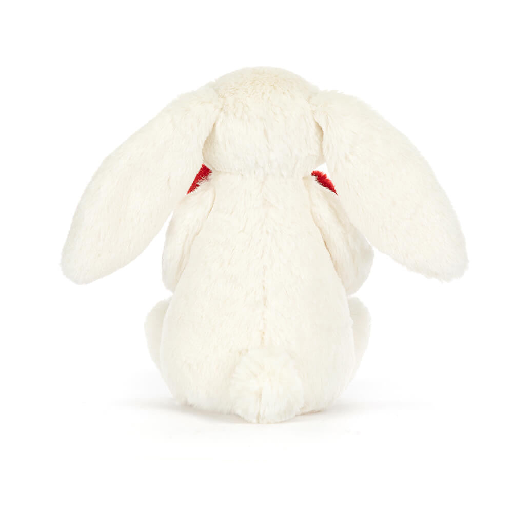 Bashful Red Love Heart Bunny - Soft Novelty Toy | Wobblepaws