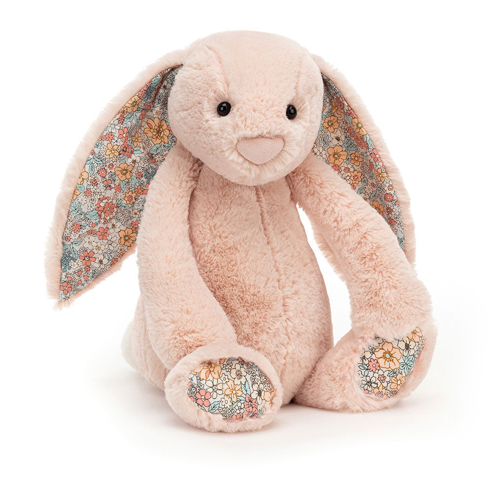 Blossom Blush Bunny - Soft Stuffed Rabbit | Wobblepaws
