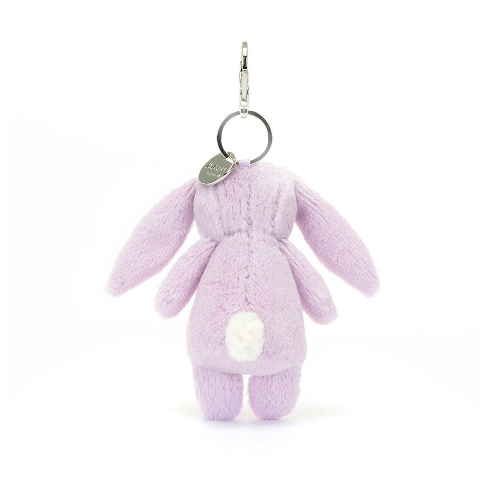 Blossom Jasmine Bunny Bag Charm - Soft Plush Keychain | Wobblepaws