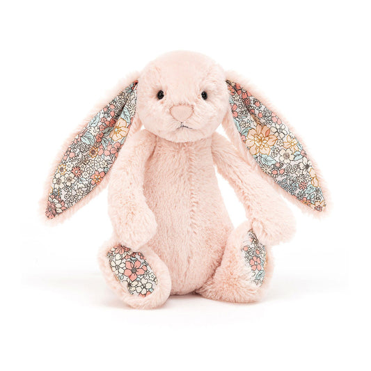 Blossom Blush Bunny - Soft Stuffed Rabbit | Wobblepaws