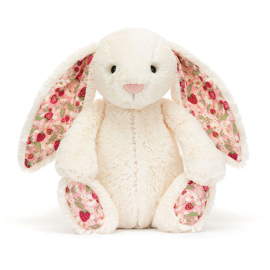 Blossom Cream Bunny Berry - Soft Stuffed Rabbit | Wobblepaws