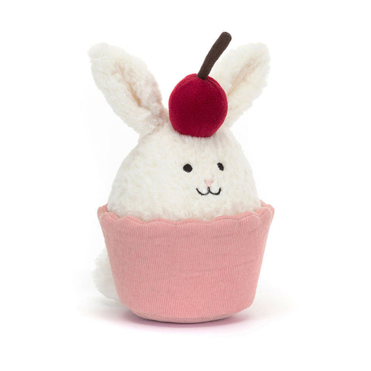 Dainty Dessert Bunny Cupcake - Soft Novelty Toy | Wobblepaws