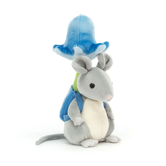 Flower Forager Mouse - Soft Stuffed Animal | Wobblepaws