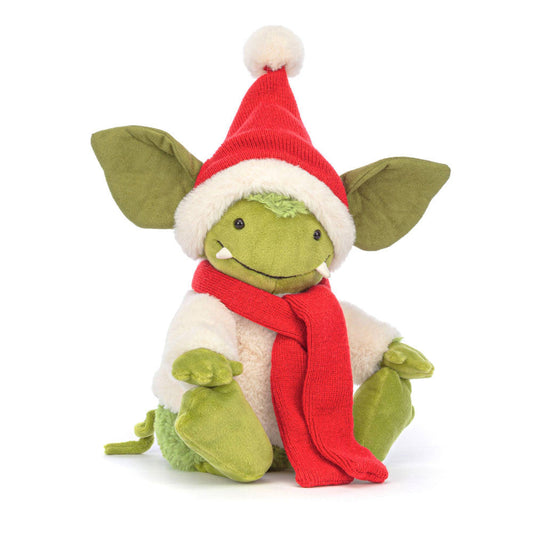 Christmas Grizzo - Soft Festive Toy | Wobblepaws