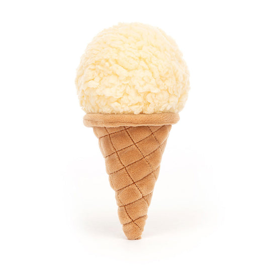 Irresistible Ice Cream Vanilla - Soft Novelty Toy | Wobblepaws