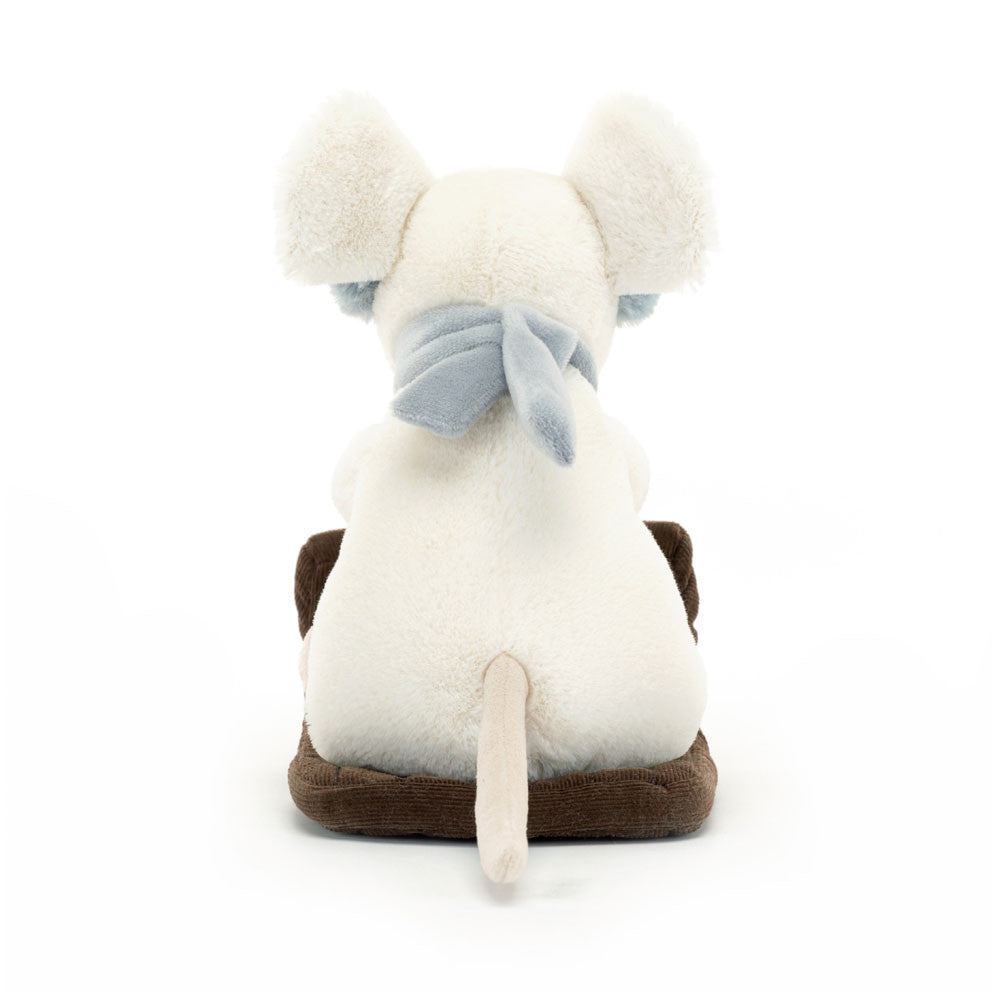 Merry Mouse Sleighing - Soft Festive Toy | Wobblepaws