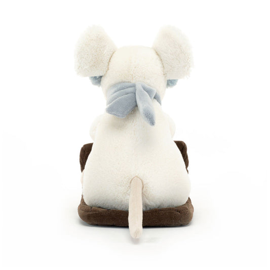 Merry Mouse Sleighing - Soft Festive Toy | Wobblepaws