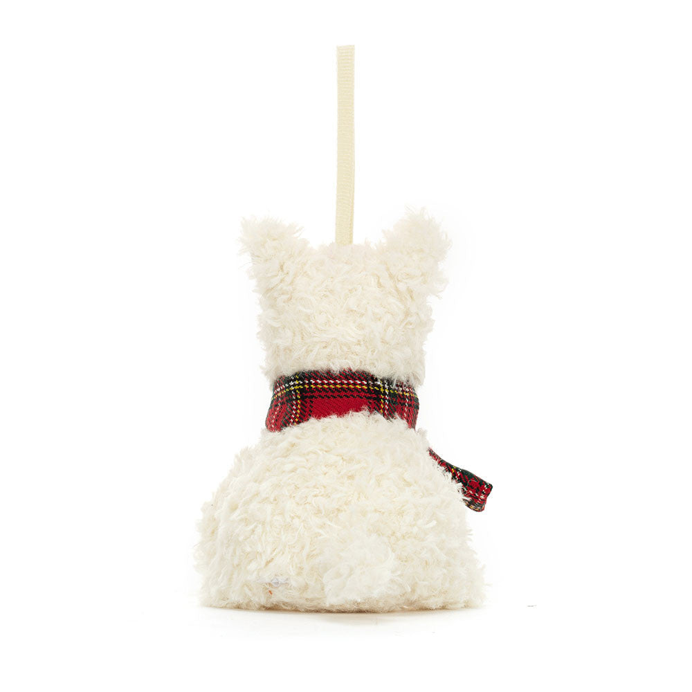 Munro Scottie Dog Decoration - Soft Festive Toy | Wobblepaws