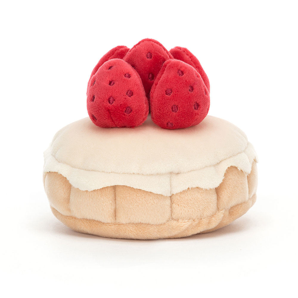 Pretty Patisserie Tarte Aux Fraises - Soft Novelty Toy | Wobblepaws