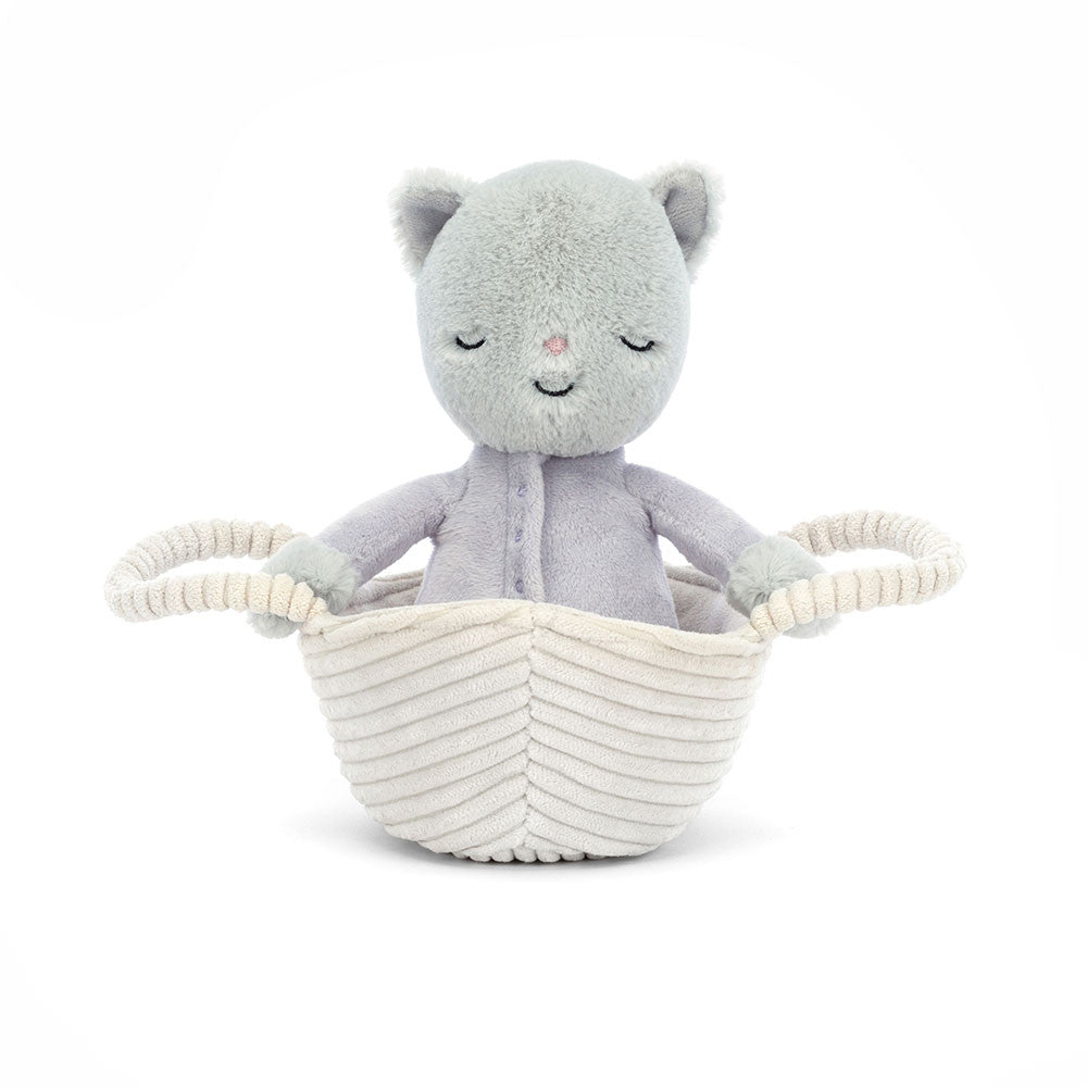 Rock-A-Bye Kitten - Soft Stuffed Cat | Wobblepaws