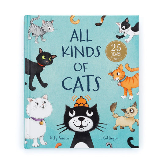 All Kinds Of Cats Book And Jellycat Jack Medium