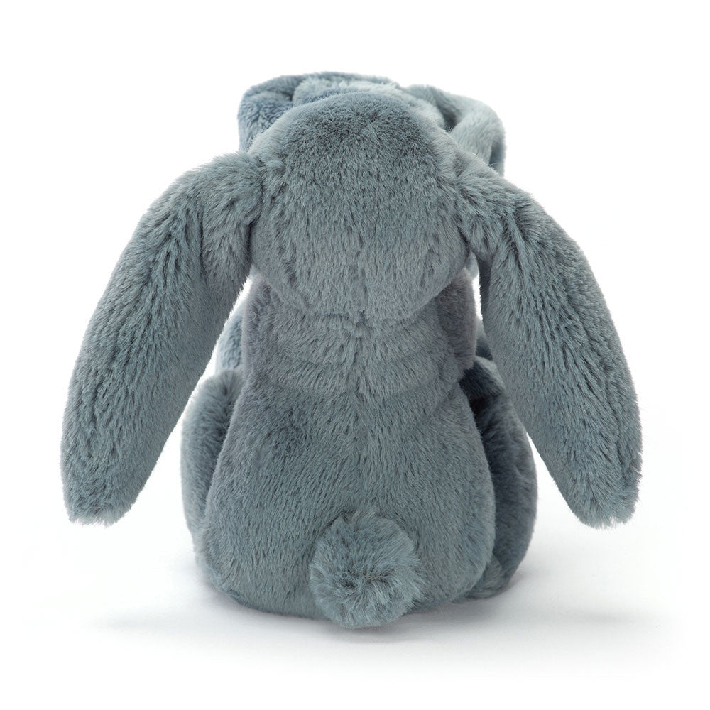 Bashful Dusky Blue Bunny Soother - Soft Baby Comforter | Wobblepaws
