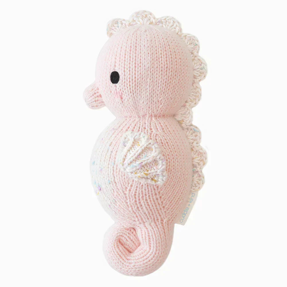 Cuddle + Kind Baby Seahorse Powder Pink