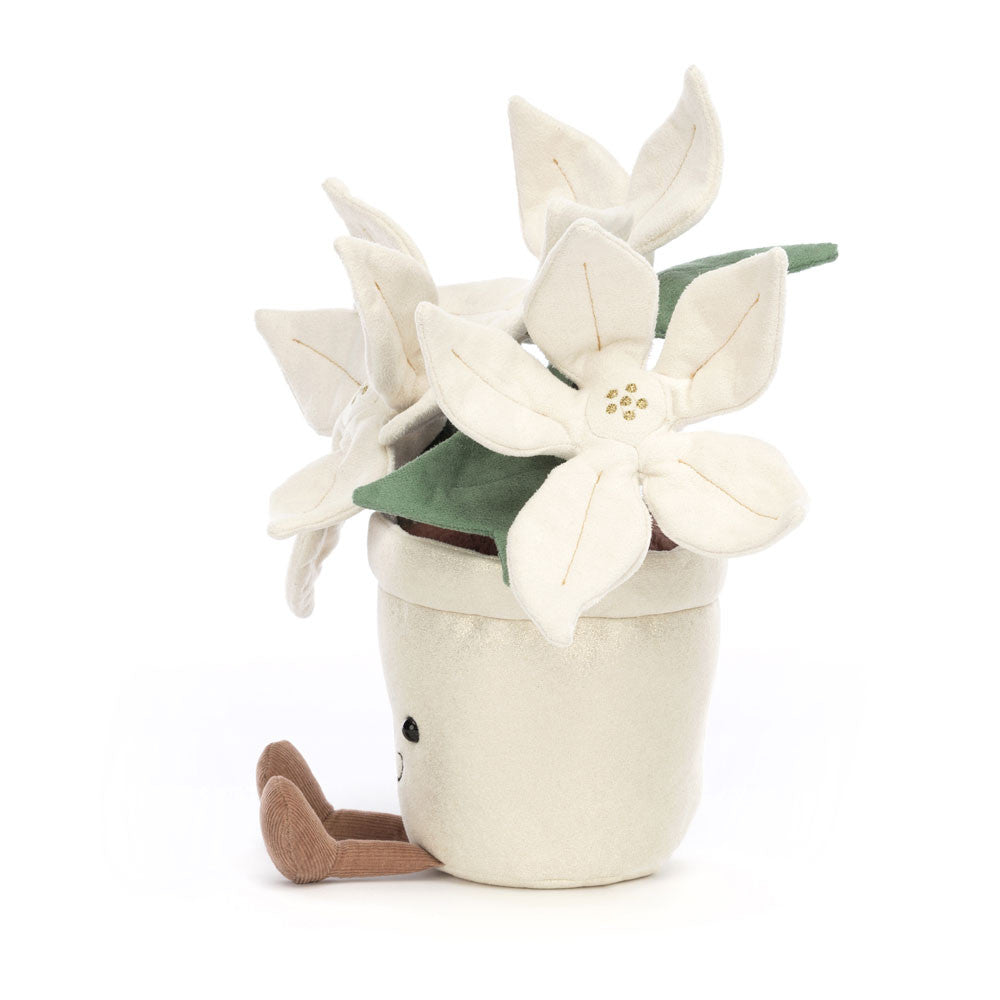 Amuseables Gold Poinsettia - Soft Festive Toy | Wobblepaws