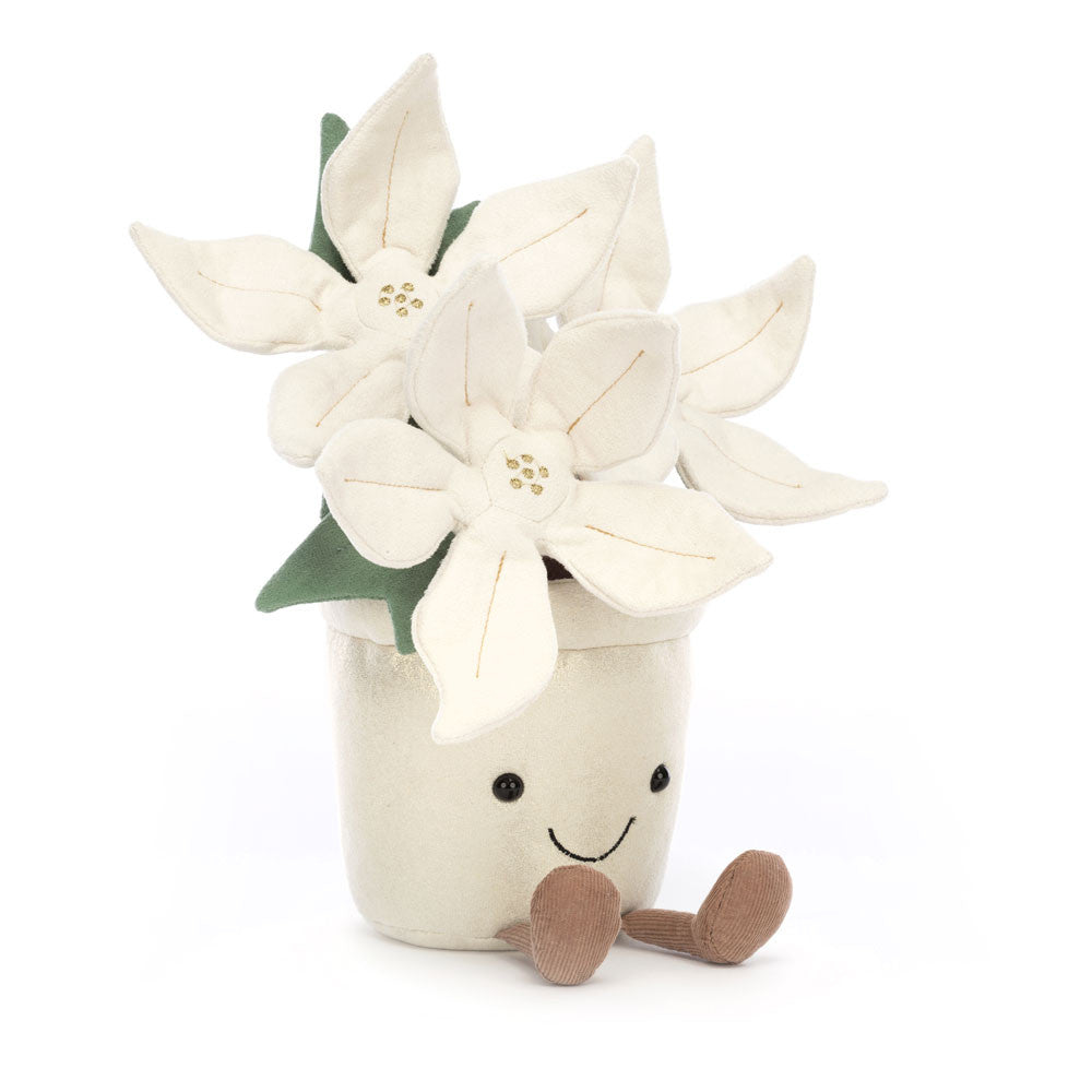 Amuseables Gold Poinsettia - Soft Festive Toy | Wobblepaws