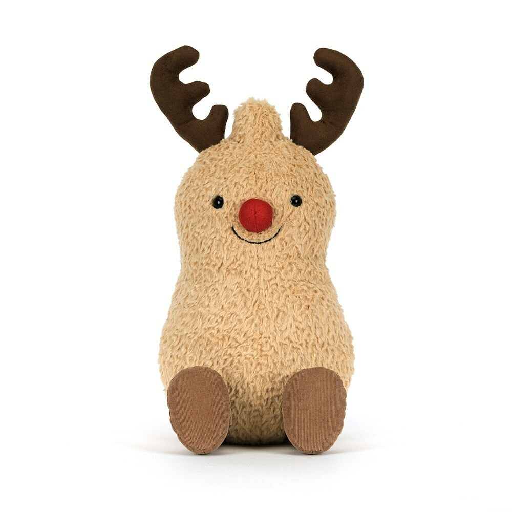 Amuseables Peanut Reindeer - Soft Festive Toy | Wobblepaws