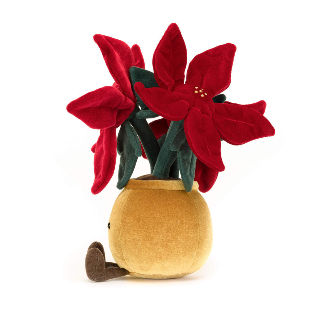 Amuseables Poinsettia - Soft Festive Toy | Wobblepaws