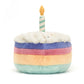 Amuseables Rainbow Birthday Cake - Soft Novelty Toy | Wobblepaws