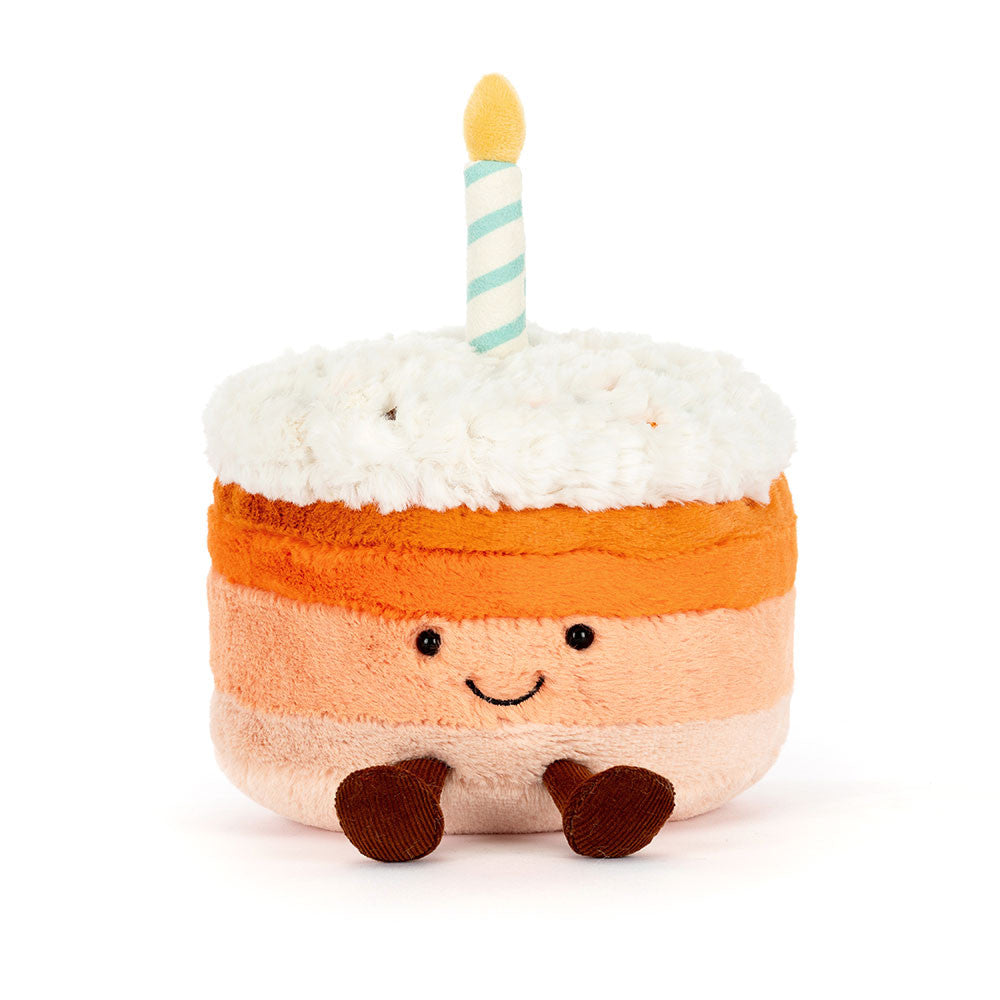 Amuseables Jellina Birthday Cake - Soft Novelty Toy | Wobblepaws