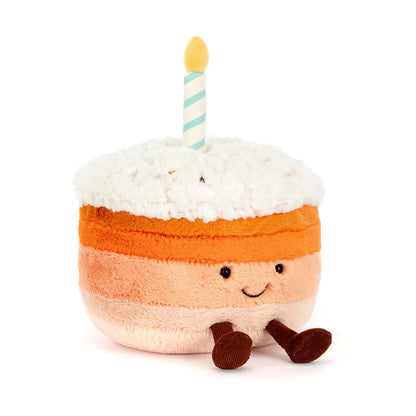 Amuseables Jellina Birthday Cake - Soft Novelty Toy | Wobblepaws