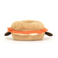 Amuseables Bagel - Soft Novelty Food Toy | Wobblepaws