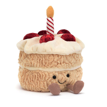 Amuseables Birthday Cake - Soft Novelty Toy | Wobblepaws