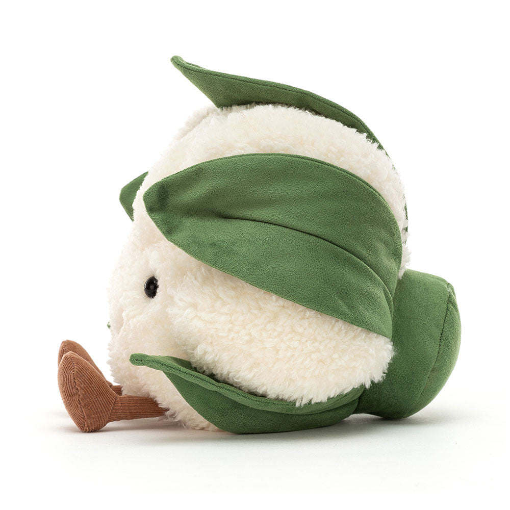 Amuseables Cauliflower - Soft Novelty Vegetable Toy | Wobblepaws